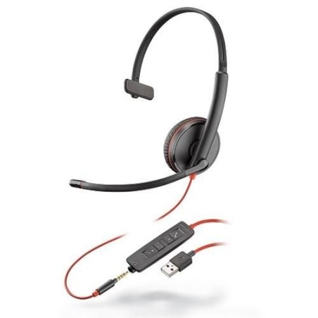Poly Plantronics Blackwire C3215 Headset – Comfort, Clarity, and Connectivity – Model 209746-101